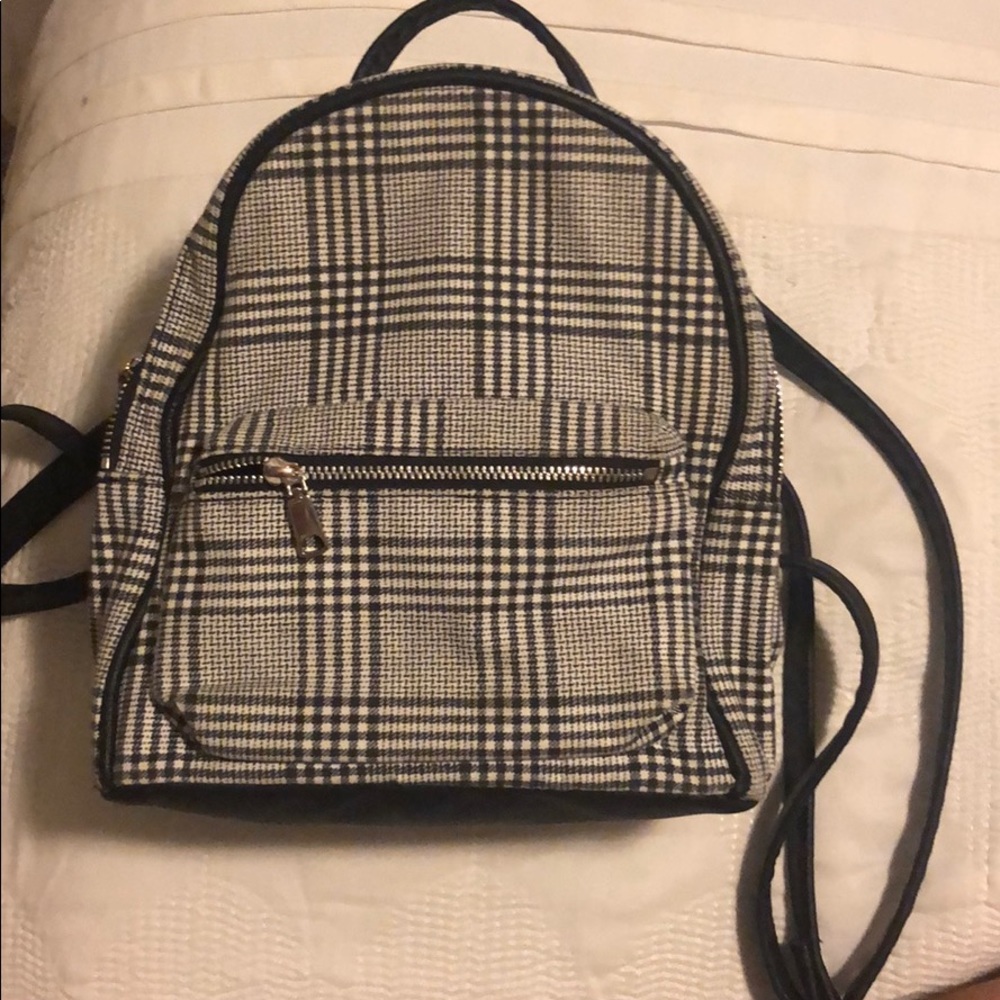 Small Plaid backpack